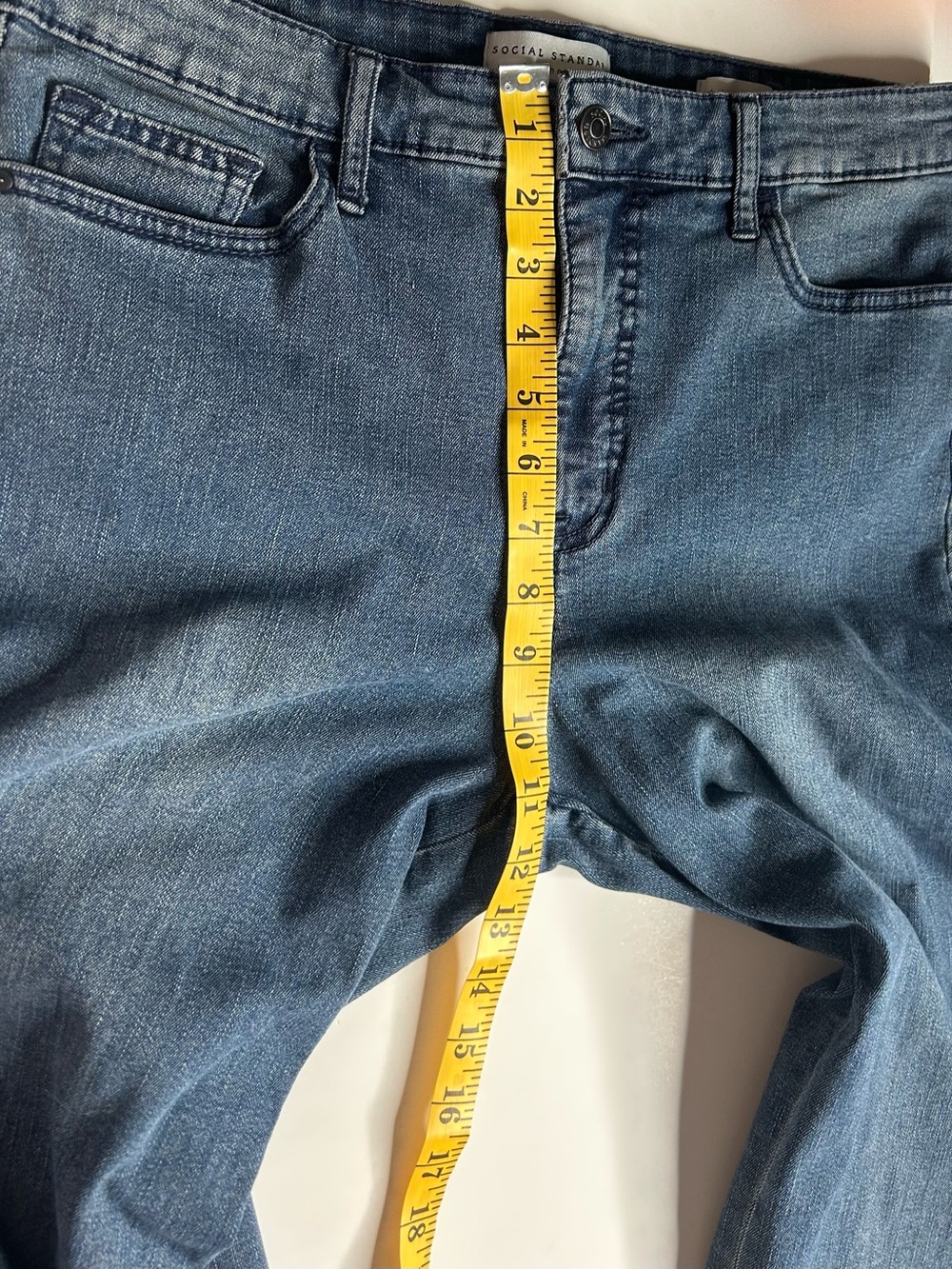 Social Standard By Sanctuary High-Rise Straight Leg Women’s Jeans Normcore Sz 12 - Picture 11 of 13